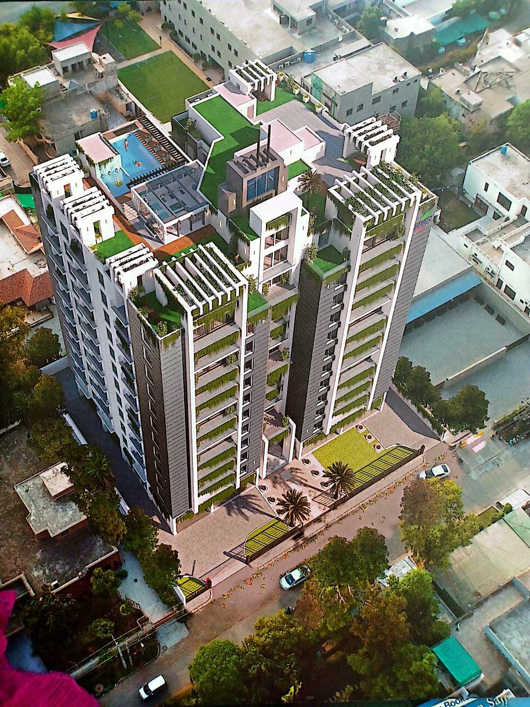 The Springs Atrium , Gulberg 2 — Glorious Luxury Apartments project in 57-58 , Block B , Off Hali Road , Gulberg 2 , Lahore